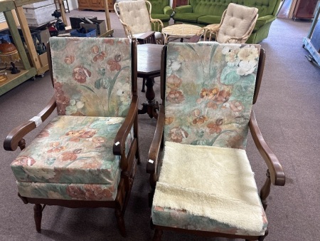 2 Vintage Armchairs