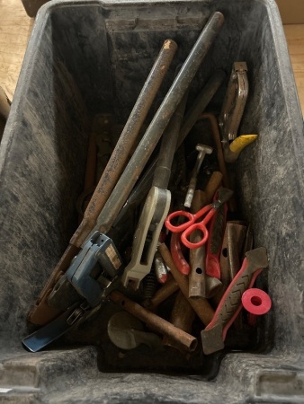 Box of Assorted Tools