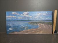 Original Wolfgang Lammle oil on canvas of Boreen Point