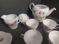 Shelley Tea Service Anemone 14006 - 4