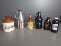 Mixed Beer Bottles & Morris Tawny Port Bottle w. Bells Whiskey Bottle - 2