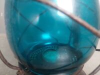 Kande Blue Glass Shunting Lamp in Excellent condition - 3