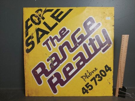 The Range Realty For Sale Sign