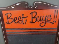 Best Buys Advertising Blackboard - 2