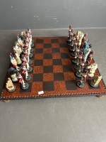 Battle of Waterloo Hand Painted Chess Set - 5