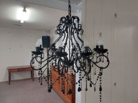 8-Arm Plastic Chandelier