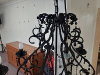 8-Arm Plastic Chandelier - 2