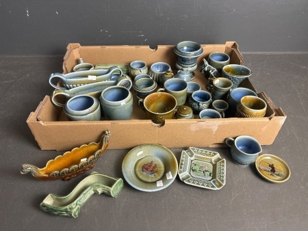 Large Selection of Mixed Wade Irish Ceramics