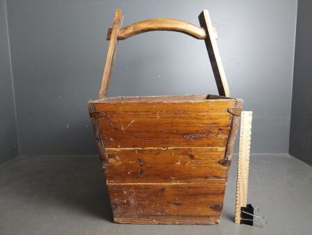 Antique Asian Rice Basket