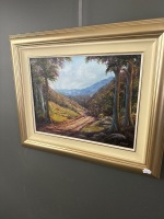 Obi Valley (QLD) Framed Oil on Board signed Keith Blake - 3