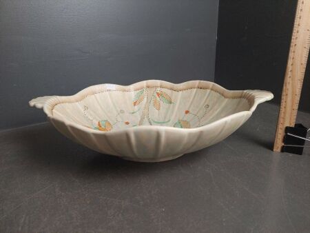 Large Vintage Beswick Bowl C1930s - Hand Painted Clasp