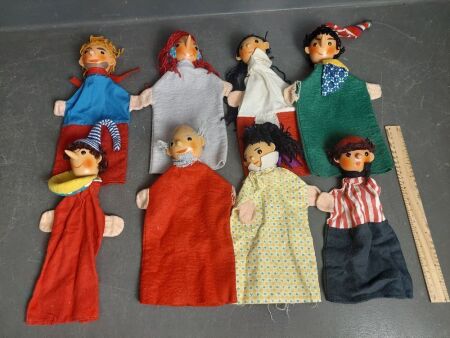 Selection of Vintage German Hand Puppets