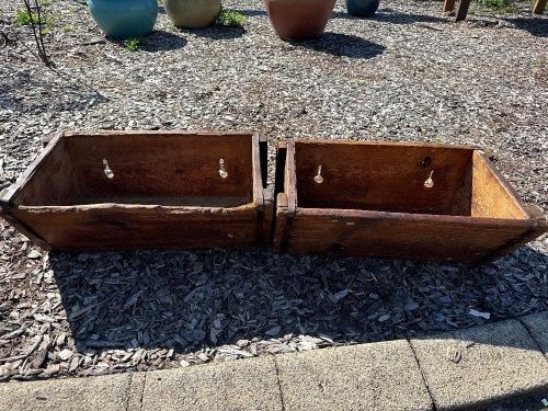 2 x 1960's Livestock Feeding Trough / Planter Box