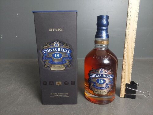 Boxed Unopened Chivas Regal dated 2005/09/02 LRL0910 00237 750ml