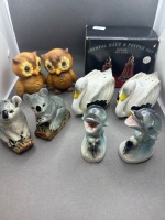 5 Pair Various Salt & Pepper Shakers - 2