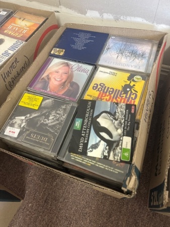 Box of Assorted CDs