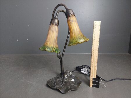 Vintage Glass Lilley Lamp