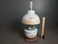 U.S Made Gas Table Lamp - Hand Painted