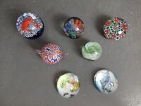 7 Murano Glass Paper Weights - 2