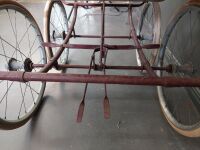 Pedigree Large Antique Baby Pram with Sprung Wheels and Foot Brake - 4