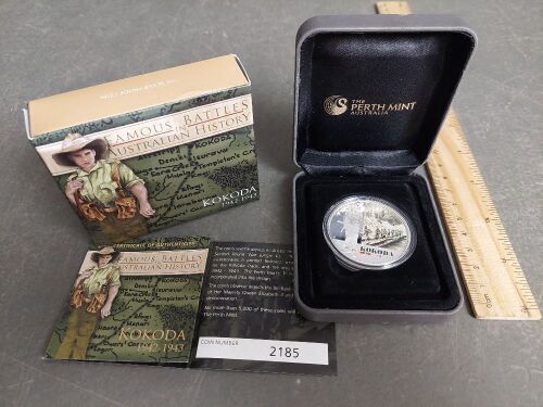 Perth Mint Commemorative Kokoda 1oz Silver Proof Coin