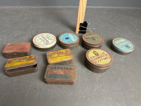 Selection of Vintage Tobacco Tins