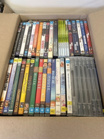 Large Lot of Assorted DVDs