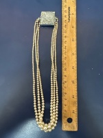 Jamelle Fine Pearls Triple Strand Necklace - 4