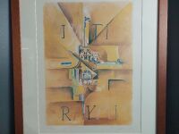 4 Cubist Artworks Numbered and Signed - 3