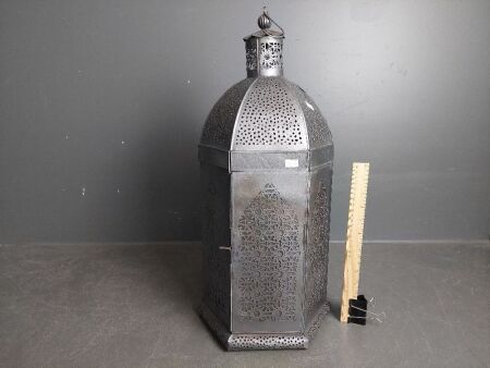 Morrocan Style Metal Candle Lantern