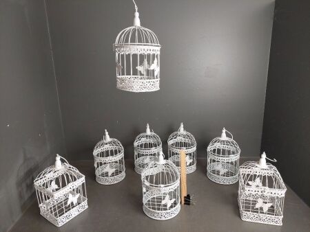 8 Ornate Decorative Bird Cages