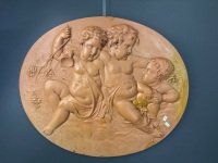 Plaster Cherub Wall Hanging