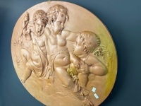 Plaster Cherub Wall Hanging - 2