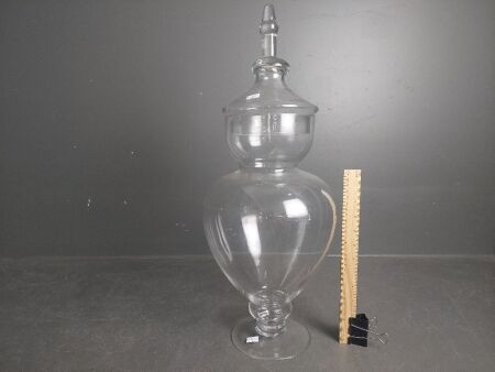 French Antique Glass Apothecary Jar c.1900