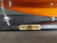 Wooden Sailboat Model Enterprise - 2