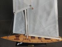 Wooden Sailboat Model Enterprise - 5