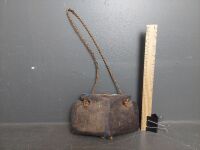 Carved Wooden Cow Bell - possibly Indian