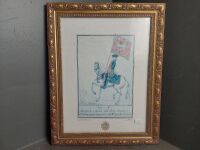 Teatro Militar de Europa Taccoli Beautifully Framed Pair of Art Prints - 2