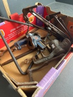 Mixed Metal Lot with Fence Strainer, Clamp, Grinder & Triangle - 2