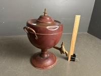 Antique Copper / Brass Hot Water Samovar - 2