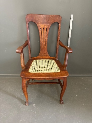 Solid Wooden Dining Arm Chair