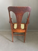 Solid Wooden Dining Arm Chair - 3