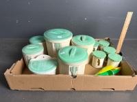 Mid Century Food Canisters