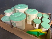 Mid Century Food Canisters - 3