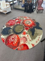 Round Eastern Pearson Rug - 100% New Zealand Rug - 2