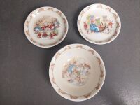 Selection of Mixed Royal Doulton Bunnykins Collectable Ceramics - inc Bowls, Cups Plates & Egg Cups - 3