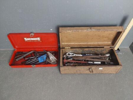 Socket Set with Misc Tools & Large Set of Allen Keys