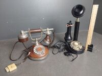 2 Antique Style Telephones