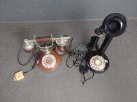 2 Antique Style Telephones - 2