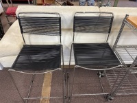 Pair Modern Bar Stools - 3